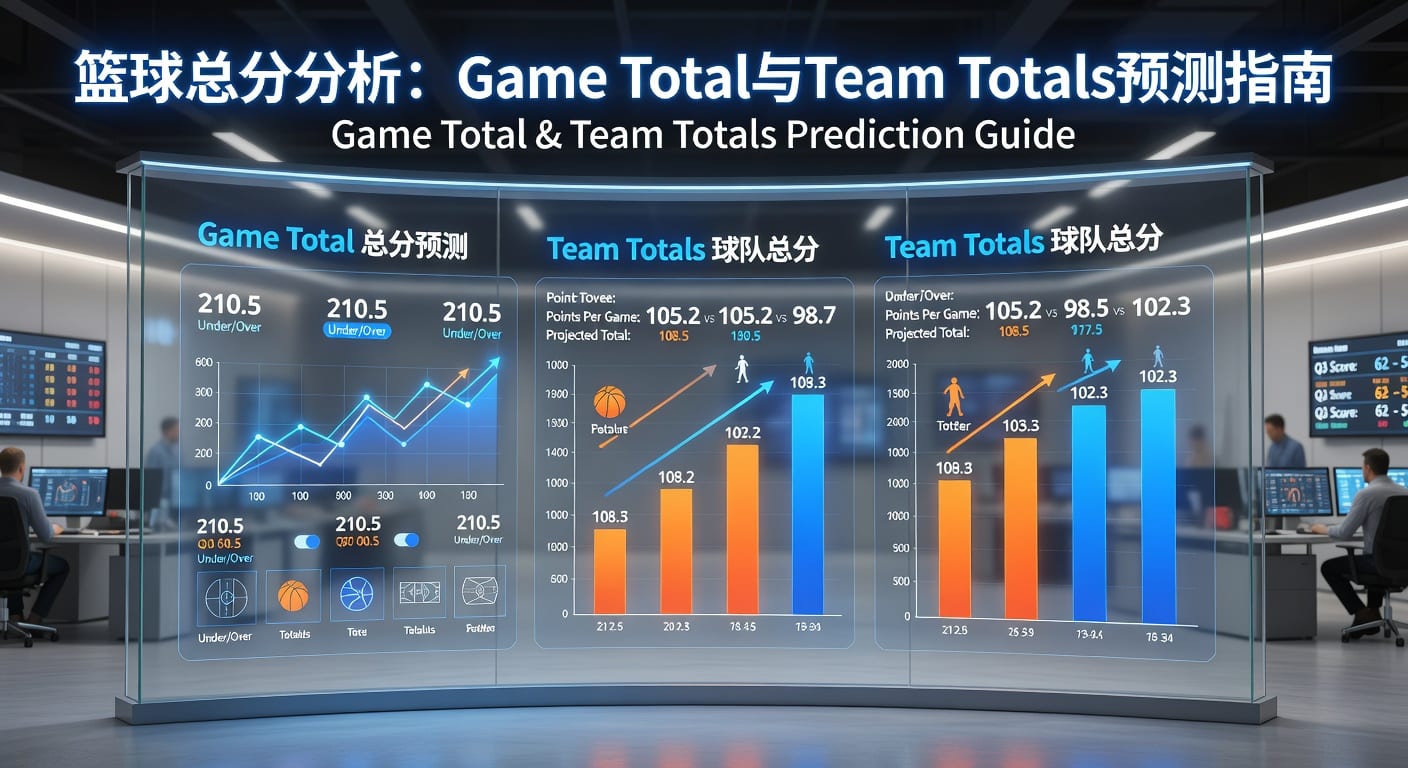 篮球总分 game total team totals：投注技巧与数据判断